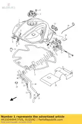 Here you can order the tank,fuel from Suzuki, with part number 4410044H41YVB: