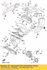 yamaha 1SL1441201 tampa, caixa de limpeza dpbse - Lado inferior