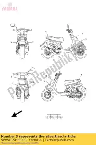 yamaha 5WWF15F90000 graphic 3 - Bottom side