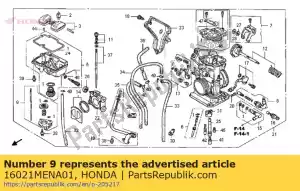 honda 16021MENA01 diaphragm set, pump - Bottom side