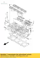 0910310312, Suzuki, perno, cilindro h suzuki gsx r 750 2000 2001, Nuevo