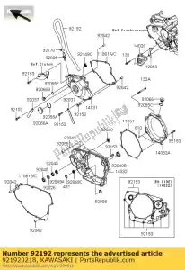 kawasaki 921920218 tube,breather,l=491.4 kx450d6f - Bottom side