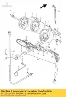 3410019C40, Suzuki, speedometer suzuki gsx 600 1997, New