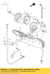 Here you can order the speedometer from Suzuki, with part number 3410019C40: