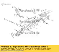 00H05900021, Piaggio Group, parafuso 6m100x16     , Novo