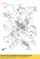 20S124052000, Yamaha, Blower assy yamaha xj ajs xjn xjna xjs diversion xjsa xjsy xjf xjfa f fa n na ajssap 600 6, Nieuw