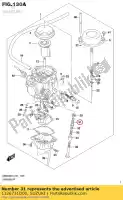 1326731D00, Suzuki, Adjuster suzuki  dr 650 1998 1999 2000 2017 2018 2019, New