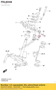 suzuki 5624214200 almofada, alça - Lado inferior