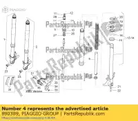 890389, Piaggio Group, veer aprilia  dorsoduro zd4sm000, zd4sma00, zd4smc00, zd4smc01 750 2008 2009 2010 2011 2016, Nieuw