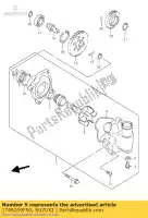 1749109F50, Suzuki, girante / albero suzuki lt a 500 2000 2001 2002 2003 2006 2007, Nuovo