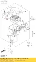 1378027G10, Suzuki, Filtro de aire suzuki dl v-strom v-strom 650 2007 2008 2009 2010 2011 2012 2014 2015 2016 2017 2018 2019, Nuevo