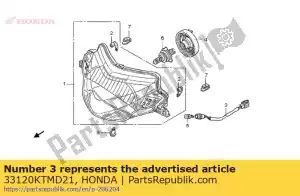 Honda 33120KTMD21 socket comp - La partie au fond