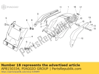 AP8150334, Aprilia, nakr?tka m8, Nowy