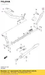 Qui puoi ordinare link comp. Rear da Suzuki , con numero parte 4314041F00: