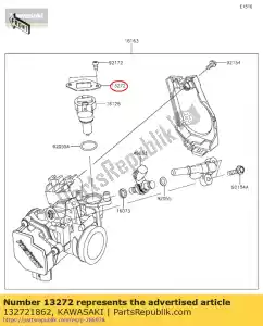 Kawasaki 132721862 plate - Bottom side