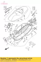 Aquí puede pedir bisagra, asiento de Yamaha , con el número de pieza 1SDF47690000: