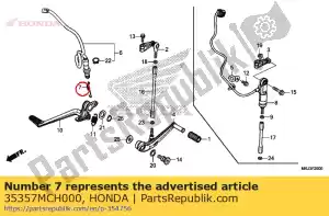 Honda 35357MCH000 mola, interruptor de parada - Lado inferior