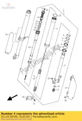 Here you can order the tube,inner,lh from Suzuki, with part number 5112036F00: