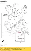 9447915H00, Suzuki, cojín, debajo de c suzuki gsx bking bk bka hayabusa r ruf bkau2 ru2 rauf raz gsxr  z ra bkuf bku2 razuf uf 30th anniversary rz moto gp yoshimura special edition gsx1300r r1000 r1000z r600 r750 gsx1300ra r1000a gsxr600 gsxr750 gsxs1000fa 1300 750 1000 600 , Nuevo