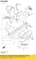 Here you can order the cushion,under c from Suzuki, with part number 9447915H00: