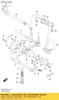 2521132402, Suzuki, horquilla, cambio de marchas suzuki gn  vl intruder lc gz marauder u gn250 gn250e gz250 vl125 vl250 tu250x 250 125 , Nuevo