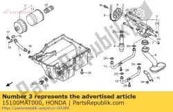 pomp, olie van Honda, met onderdeel nummer 15100MAT000, bestel je hier online: