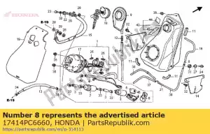 honda 17414PC6660 przegub dwukierunkowy (3,5) - Dół