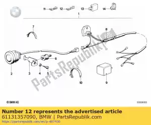 bmw 61131357090 cable socket female - b=3,7mm/l=14mm - Bottom side