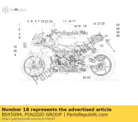 B045094, Piaggio Group, Naklejka na os?on? zbiornika aprilia rsv rsv4 rsv4 tuono tuono tuono v zd4rkl00zd4rkl01 zd4tyh00, zd4tycc1 zd4tyua0 1000 1100 2013 2014 2015 2016, Nowy