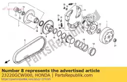 Aquí puede pedir cara comp., unidad móvil de Honda , con el número de pieza 23220GCW000: