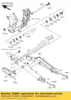 33001057126M, Kawasaki, Brazo-comp-swing, f.m.gray kawasaki klz versys a 1000 , Nuevo