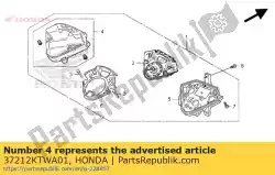 Aquí puede pedir conjunto de caja, superior de Honda , con el número de pieza 37212KTWA01: