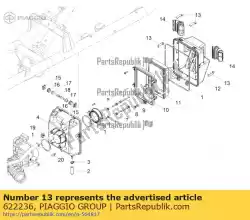 Qui puoi ordinare primavera da Piaggio Group , con numero parte 622236: