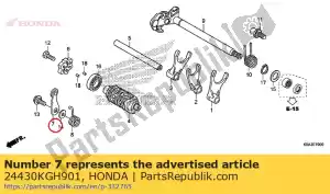 Honda 24430KGH901 tapón comp., cambio de marchas - Lado inferior