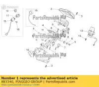 883340, Piaggio Group, painel completo moto-guzzi griso griso s e griso v ie zgulsg01 zgulsu02 850 1100 1200 2005 2006 2007 2015 2016 2017, Novo