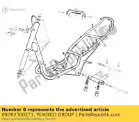 00G02500271, Piaggio Group, zeskantschroef m10 derbi atlantis atlantis bullet atlantis bullet e atlantis city atlantis o atlantis red bullet e atlantis two chic e boulevard gp 50 125 200 2002 2003 2004 2005 2006 2007 2010, Nieuw