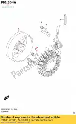 Qui puoi ordinare bullone, 12x23 da Suzuki , con numero parte 0910312005: