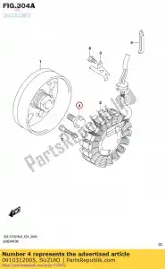 suzuki 0910312005 bullone, 12x23 - Il fondo