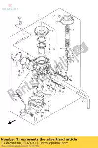 Suzuki 1338246E00 lavadora - Lado inferior