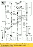 440080015828, Kawasaki, tube-fourche extérieur, or kawasaki kx  f kx450f 450 , Nouveau