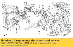 Qui puoi ordinare nessuna descrizione disponibile da Honda , con numero parte 64215MW7790ZA: