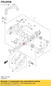 Suzuki 5930001810 jeu de pistons - La partie au fond