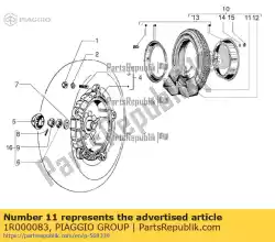 banden 3. 50-10, versterkt, michelin, s83 voor/achter van Piaggio Group, met onderdeel nummer 1R000083, bestel je hier online: