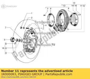 Piaggio Group 1R000083 banden 3.50-10, versterkt, michelin, s83 voor/achter - Onderkant