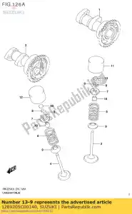 Suzuki 1289205C00140 spessore, punteria 140 - Il fondo