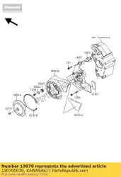 Tutaj możesz zamówić przewodnik, pasek od Kawasaki , z numerem części 130700039: