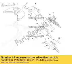 Here you can order the plate from Piaggio Group, with part number 5A000388: