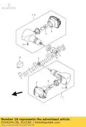 Here you can order the screw from Suzuki, with part number 032420412B: