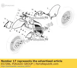 Ici, vous pouvez commander le prise de courant auprès de Piaggio Group , avec le numéro de pièce 657286: