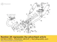 GU30123001, Piaggio Group, Silenziatore rh moto-guzzi daytona daytona racing daytona rs sport carburatori sport corsa sport iniezione v 1000 1100 1992 1994 1996 1997 1998, Nuovo